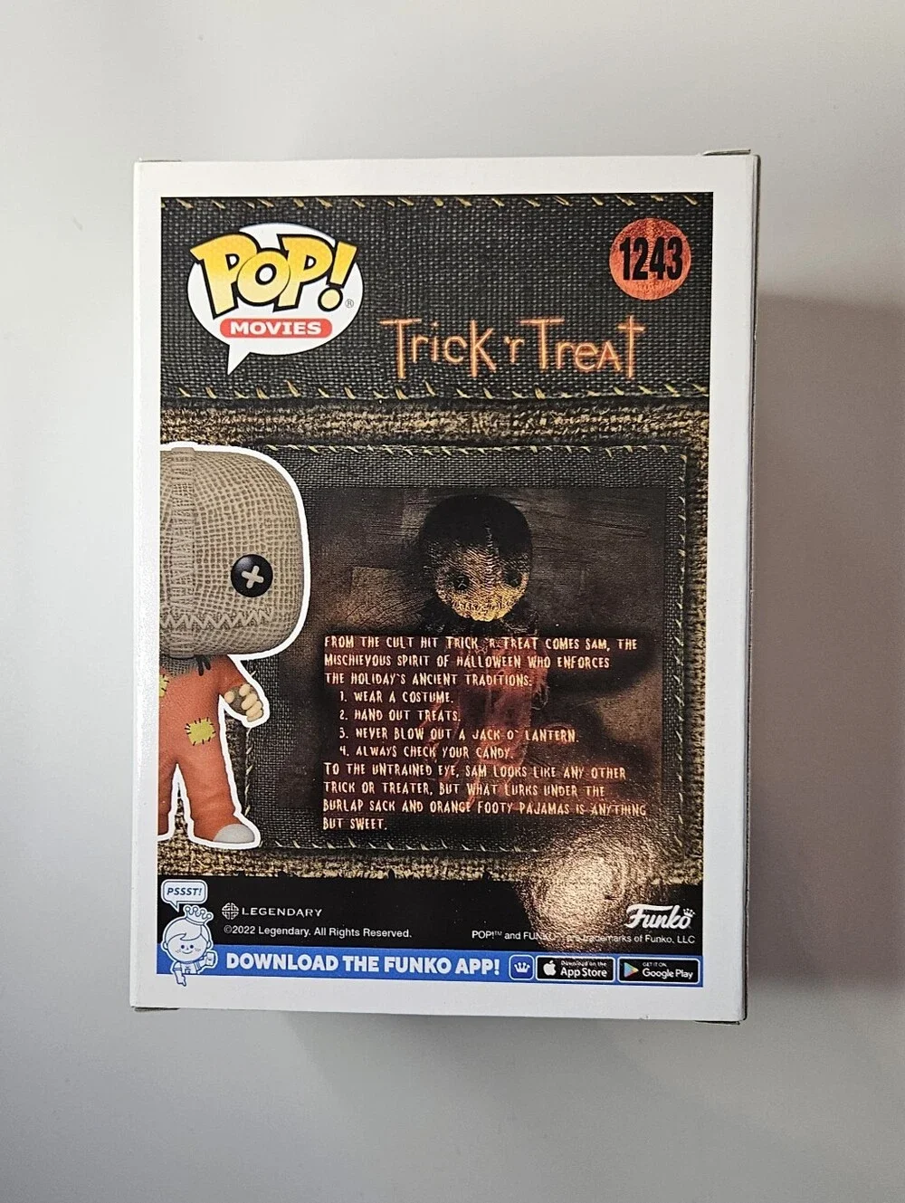 Funko Pop! Vinyl Movies Trick 'r Treat Sam 1243 - Funko Exclusive Figure